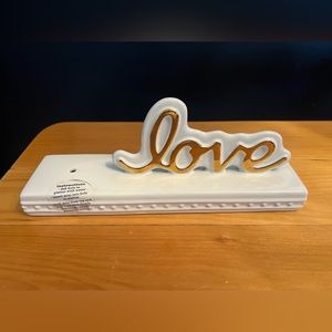 Nora Fleming Pearl Dot Love Sign